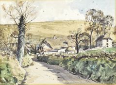 CLAUDE MUNCASTER (1903-1974) - BOSCOMBE IN DORSET - WATERCOLOUR ON PAPER