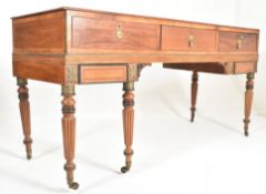 19TH CENTURY MAHOGANY & LINE INLAID CONVERTED SQUARE PIANOFORTE