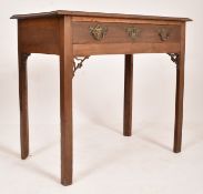 GEORGE III LATE 18TH CENTURY WALNUT WRITING TABLE DESK
