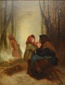 WILLIAM STONE (1842-1913) - COLD HANDS - LATE 19TH CENTURY OIL ON CANVAS