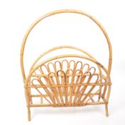 FRANCO ALBINI - ITALIAN MID-CENTURY WICKER MAGAZINE RACK