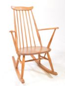 ERCOL FURNITURE- MODEL 435 MID CENTURY GOLDSMITH ROCKING CHAIR - ARMCHAIR