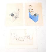 PAUL DRAPER - COLLECTION OF THREE 1970S ARTWORKS