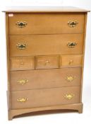 STAG - MINSTREL RANGE - 20TH CENTURY SEVEN DRAWER CHEST OF DRAWERS