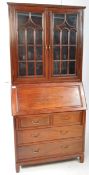 20TH CENTURY HARDWOOD CHINESE BUREAU BOOKCASE