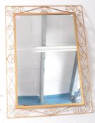 20TH CENTURY FRENCH DECO STYLE OVERMANTEL WALL MIRROR