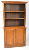 VICTORIAN 19TH CENTURY MAHOGANY LIBRARY BOOKCASE CABINET