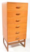 G-PLAN FURNITURE - MID CENTURY TEAK PEDESTAL CHEST OF DRAWERS