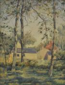 CLIFFORD GEORGE BLAMPIED (1875-1962) - LANDSCAPE WATERCOLOUR PAINTING ON PAPER