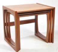 G-PLAN FURNITURE - MID CENTURY QUADRILLE TEAK NEST OF TABLES