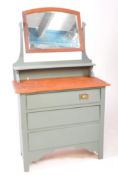 PAINTED EDWARDIAN DRESSING CHEST OF DRAWERS