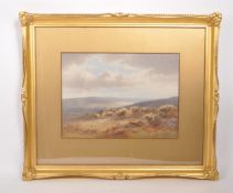 CHARLES E BRITTAN JR (1870 - 1949) - 'WALKHAMPTON COMMON' PAINTING