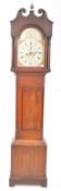 MALLET OF BARNSTAPLE - WEST COUNTRY 19TH CENTURY MAHOGANY LONGCASE CLOCK