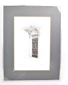 PAUL DRAPER - 1976 PEN AND INK DRAWING OF '17 FOURNIER STREET'