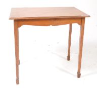 EDWARDIAN SOLID MAHOGANY WRITING TABLE DESK