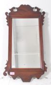 EDWARDIAN MAHOGANY PIER WALL MIRROR
