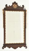 LARGE VICTORIAN 19TH CENTURY MAHOGANY & GILT PIER MIRROR