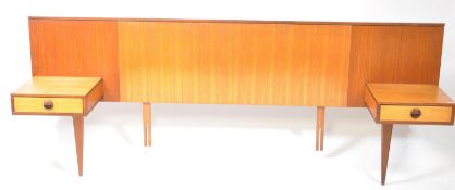 BUTILUX FURNITURE- MID CENTURY TEAK VENEER HEADBOARD