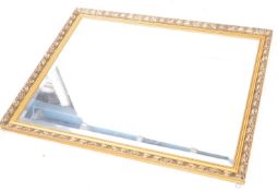20TH CENTURY GILTWOOD REPRODUCTION OVERMANTEL WALL MIRROR