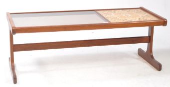 G-PLAN FURNITURE - MID CENTURY TILE TOP COFFEE LONG JOHN TABLE