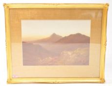 CHARLES E BRITTAN JR (1870 - 1949) - DARTMOOR WATERCOLOUR PAINTING