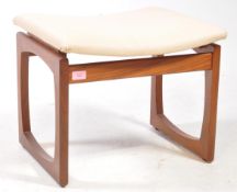 G-PLAN FURNITURE- MID CENTURY QUADRILLE TEAK DRESSING TABLE STOOL