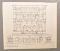 PAUL DRAPER - 1971 PEN AND INK DRAWING 'THE DUKE OF YORK THEATRE'