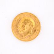1918 KING GEORGE V FULL GOLD SOVEREIGN