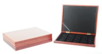 LEUCHTTURM - THREE VOLTERRA UNO COIN PRESENTATION CASES