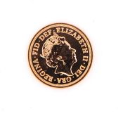 2016 QUEEN ELIZABETH II FULL GOLD SOVEREIGN