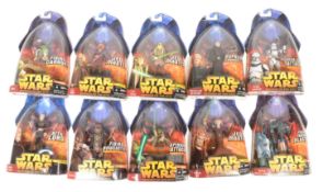 STAR WARS - REVENGE OF THE SITH - CARDED ACTION FIGURES