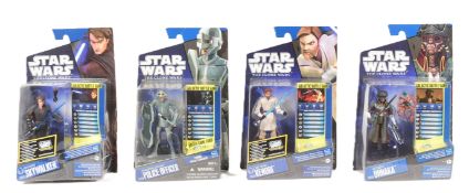 STAR WARS - THE CLONE WARS - COLLECTION OF CARDED FIGURES