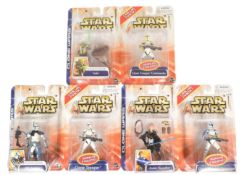 STAR WARS - CLONE WARS - ARMY OF THE REPUBLIC CARDED ACTION FIGURES