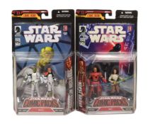 STAR WARS - COMIC PACKS - BOXED ACTION FIGURES & COMIC BOOKS