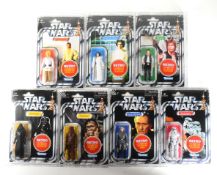 STAR WARS - KENNER RETRO COLLECTION - 'FIRST 12' CARDED FIGURES