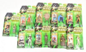 STAR WARS - POWER OF THE JEDI - COLLECTION OF CARDED ACTION FIGURES