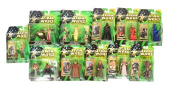 STAR WARS - POWER OF THE JEDI - COLLECTION OF CARDED ACTION FIGURES