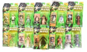 STAR WARS - POWER OF THE JEDI - COLLECTION OF CARDED ACTION FIGURES