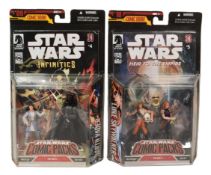 STAR WARS - COMIC PACKS - BOXED ACTION FIGURES & COMIC BOOKS