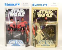 STAR WARS - COMIC PACKS - BOXED ACTION FIGURES & COMIC BOOKS