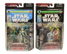 STAR WARS - COMIC PACKS - BOXED ACTION FIGURES & COMIC BOOK