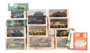 DIECAST - COLLECTION OF ATLAS EDITION MODEL TANKS