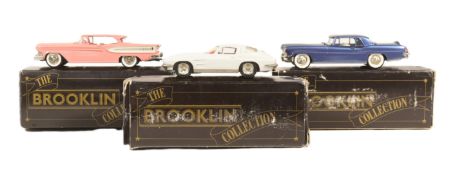 DIECAST - X3 BROOKLIN MODELS 1/43 SCALE DIECAST MODEL CARS