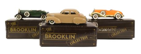 DIECAST - X3 BROOKLIN MODELS 1/43 SCALE DIECAST MODEL CARS