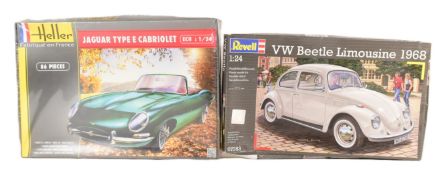 MODEL KITS - TWO PLASTIC MODEL CAR KITS