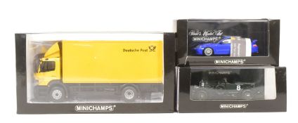 DIECAST - X3 BOXED MINICHAMPS DIECAST MODELS