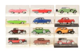 DIECAST - COLLECTION OF SOLIDO MADE DIECAST MODEL CARS