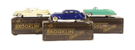 DIECAST - X3 BROOKLIN MODELS 1/43 SCALE DIECAST MODEL CARS