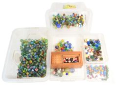 MARBLES - EXTENSIVE COLLECTION OF 20TH CENTURY MARBLES