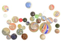 MARBLES - COLLECTION OF VICTORIAN MARBLES